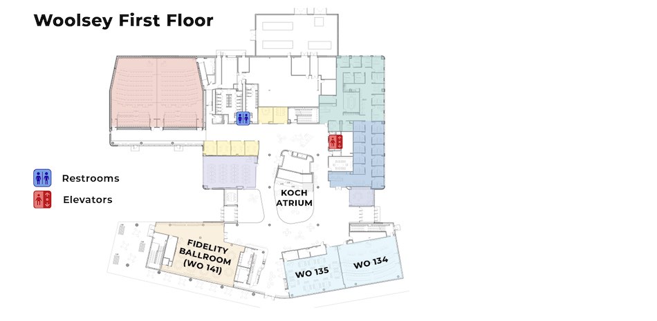Woolsey first floor diagram.
